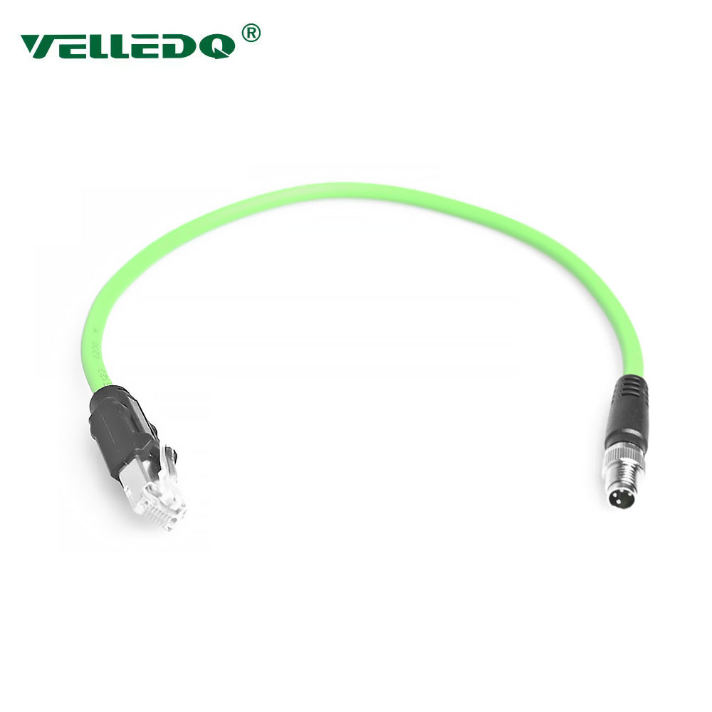 M8 to RJ45 Ethernet Cable M8 to RJ45 Ethernet Cable