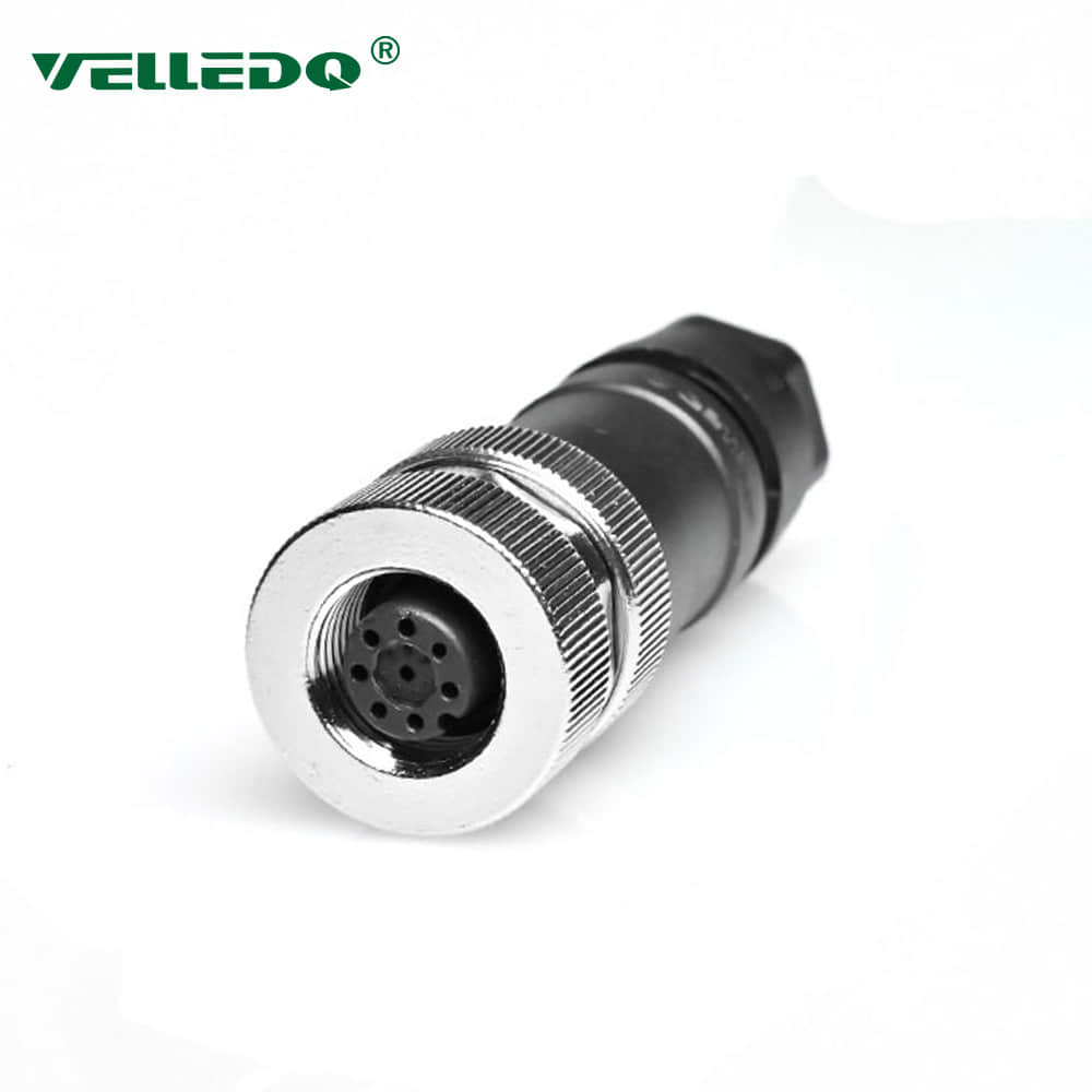 M12 8 Pin Female Connector