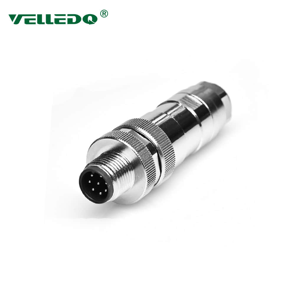 M12 8-Pin Male Connector