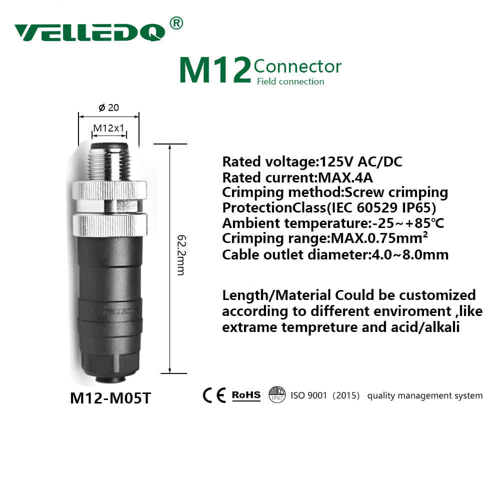 M12 Straight Plug M12 Straight Plug
