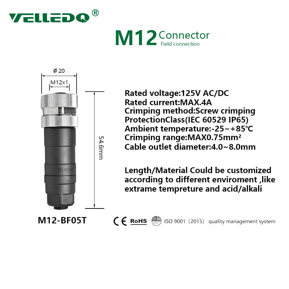 M12 Industrial Connector M12 Industrial Connector