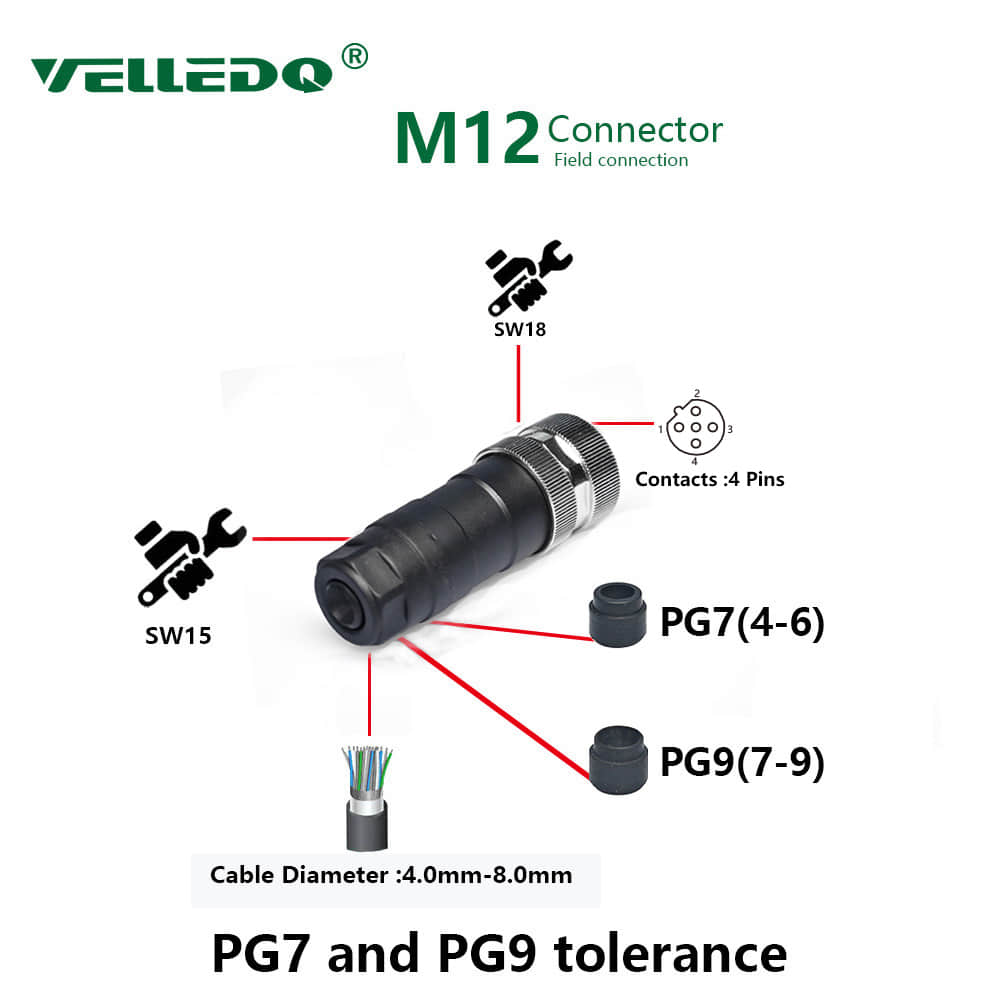 M12 Industrial Connector M12 Industrial Connector