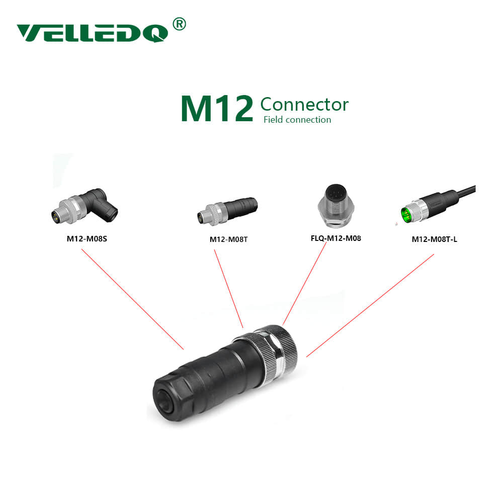 M12 8 Pin Female Connector M12 8 Pin Female Connector
