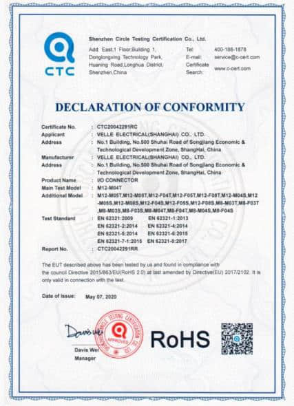 Rohs Certification