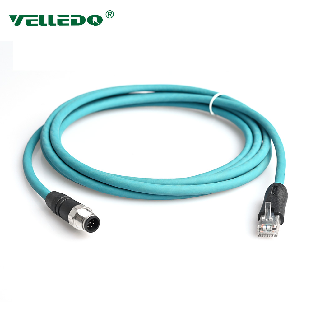 M12 Cable 8 Pin Connector