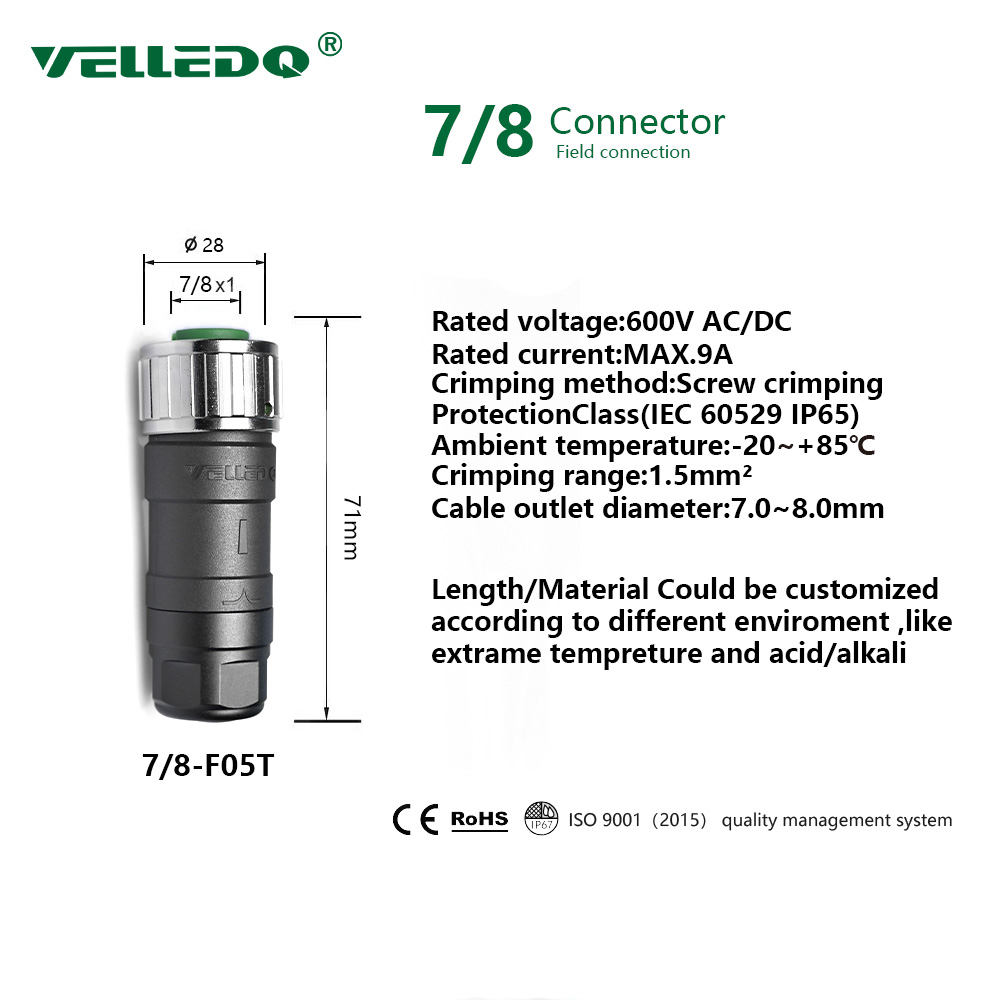 7/8 Connector 7/8 Connector